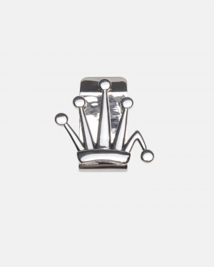 Stussy Bent Crown Money Clip Silber | 13254-ZFRB