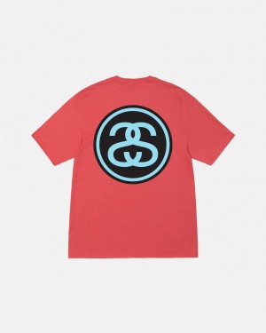 Stussy Ss-Link T-shirts Rosa | 81930-QIZV